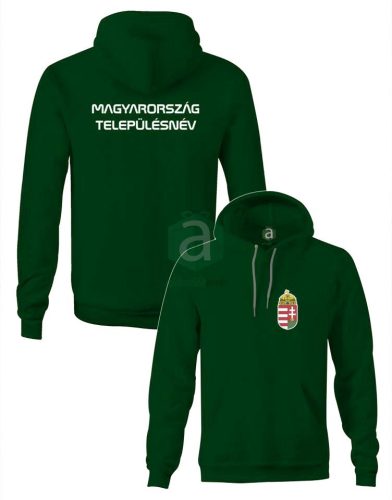 Magyarország Komárom-Esztergom megyei településneves kapucnis pulóver