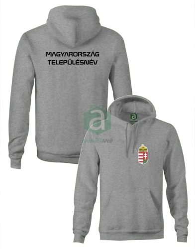 Magyarország Komárom-Esztergom megyei településneves kapucnis pulóver