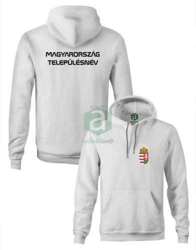 Magyarország Komárom-Esztergom megyei településneves kapucnis pulóver