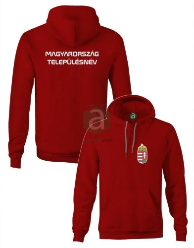 Magyarország Zala megyei településneves kapucnis pulóver