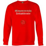 Nemzeti színű Vas megyei településneves környakas pulóver