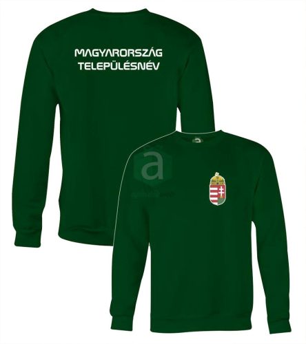 Magyarország Győr-Moson-Sopron megyei településneves környakas pulóver