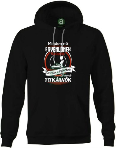 Legjobb titkárnő kapucnis pulóver