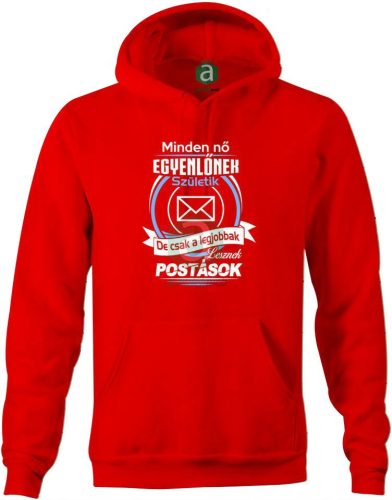 Legjobb nő postás kapucnis pulóver
