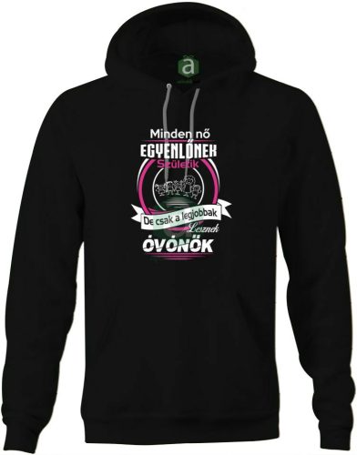 Legjobb óvónő kapucnis pulóver