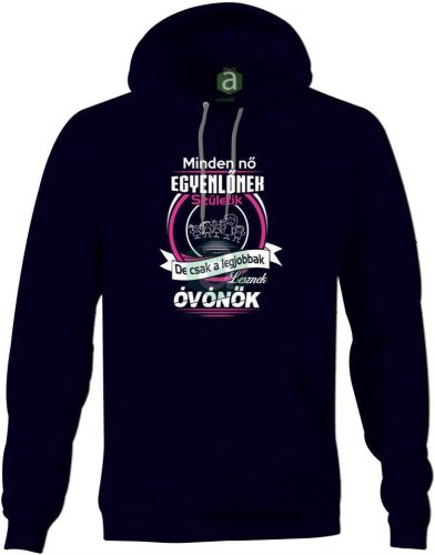 Legjobb óvónő kapucnis pulóver