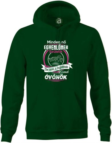 Legjobb óvónő kapucnis pulóver