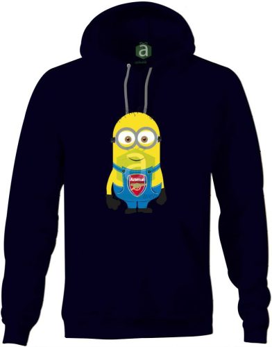 Arsenal minion kapucnis pulóver