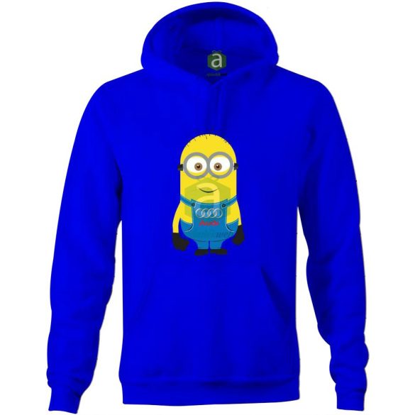 Audi minion kapucnis pulóver