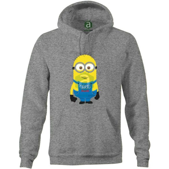 Audi minion kapucnis pulóver