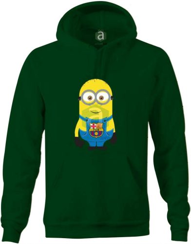 Barcelona minion kapucnis pulóver
