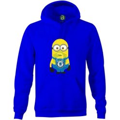 Chelesa minion kapucnis pulóver
