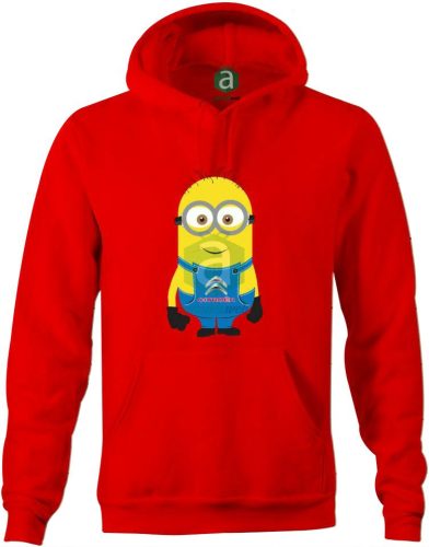 Citroen minion kapucnis pulóver