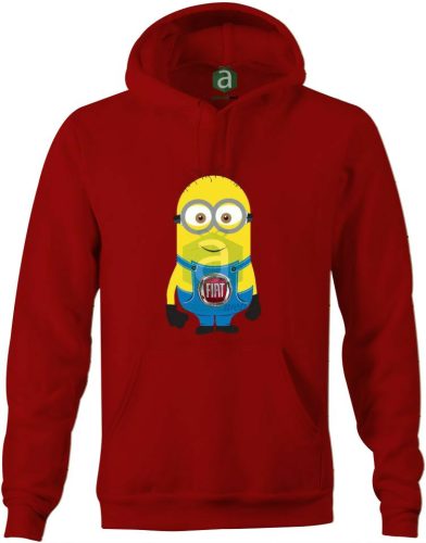 Fiat minion kapucnis pulóver