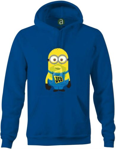 JCB minion kapucnis pulóver
