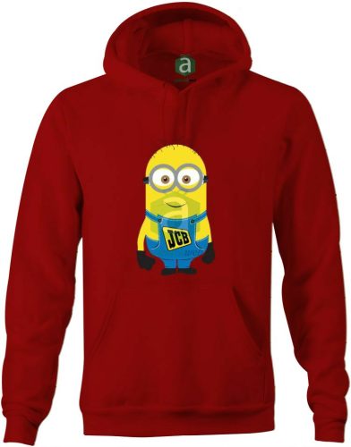 JCB minion kapucnis pulóver