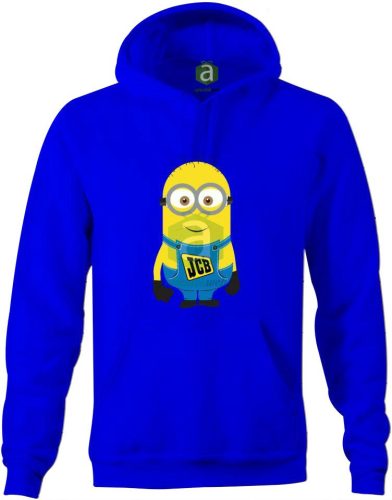 JCB minion kapucnis pulóver