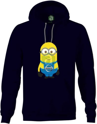 Nissan minion kapucnis pulóver