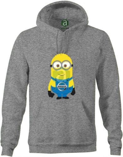 Nissan minion kapucnis pulóver
