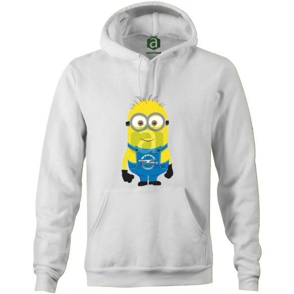Opel minion kapucnis pulóver
