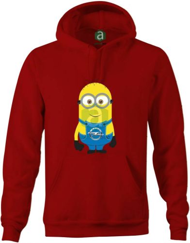 Opel minion kapucnis pulóver