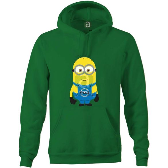 Opel minion kapucnis pulóver