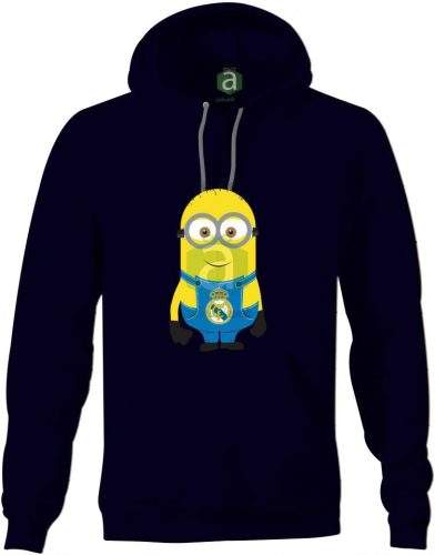 Real Madrid minion kapucnis pulóver