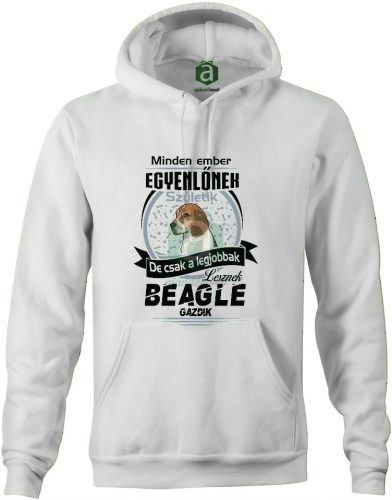Legjobb beagle gazdik kapucnis pulóver