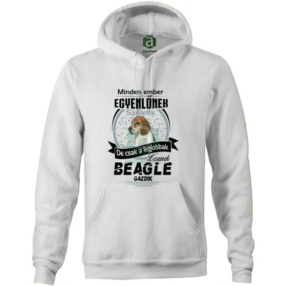 Legjobb beagle gazdik kapucnis pulóver