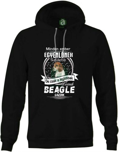 Legjobb beagle gazdik kapucnis pulóver