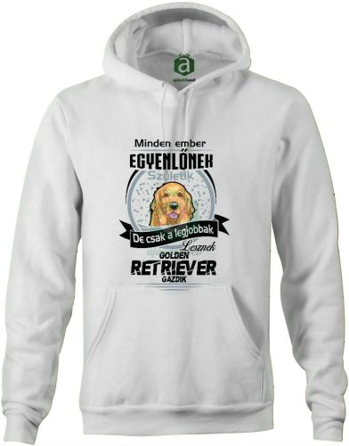 Legjobb golden retriver gazdik kapucnis pulóver