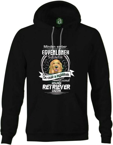Legjobb golden retriver gazdik kapucnis pulóver