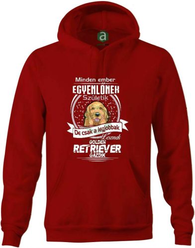 Legjobb golden retriver gazdik kapucnis pulóver