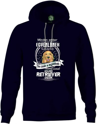 Legjobb golden retriver gazdik kapucnis pulóver