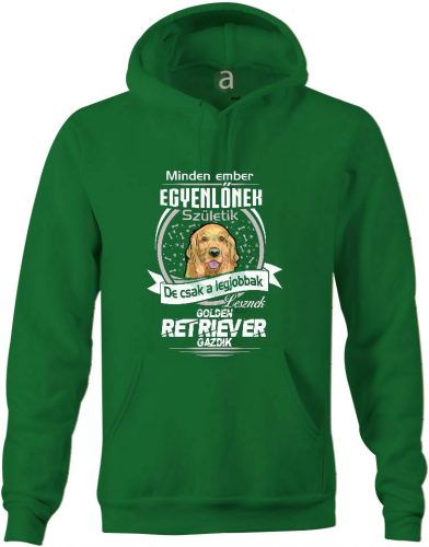 Legjobb golden retriver gazdik kapucnis pulóver