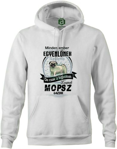 Legjobb mopsz gazdik kapucnis pulóver