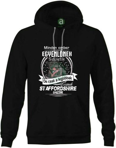 Legjobb stafforshire gazdik kapucnis pulóver
