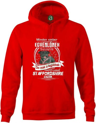 Legjobb stafforshire gazdik kapucnis pulóver