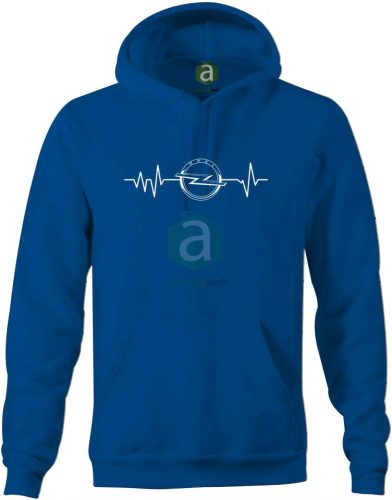 Opel ekg kapucnis pulóver