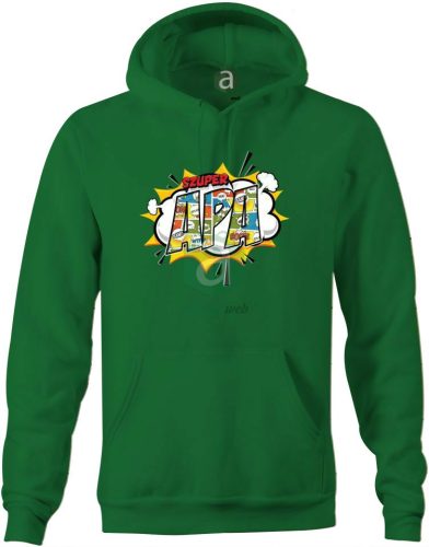 Szuper Apa kapucnis pulóver