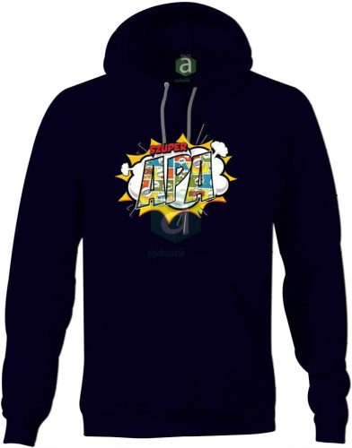 Szuper Apa kapucnis pulóver