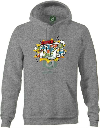 Szuper Papa kapucnis pulóver