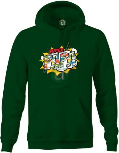 Szuper Papa kapucnis pulóver