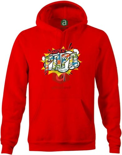 Szuper Papa kapucnis pulóver