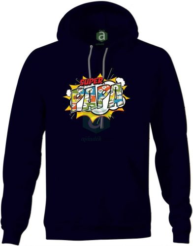 Szuper Papa kapucnis pulóver