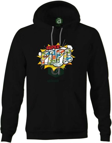 Szuper Papa kapucnis pulóver