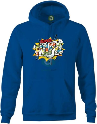 Szuper Papa kapucnis pulóver