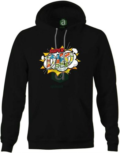 Szuper Dad kapucnis pulóver