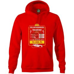 Villanyszerelő óradíj kapucnis pulóver