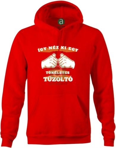 Így néz ki egy tökéletes tűzoltó kapucnis pulóver